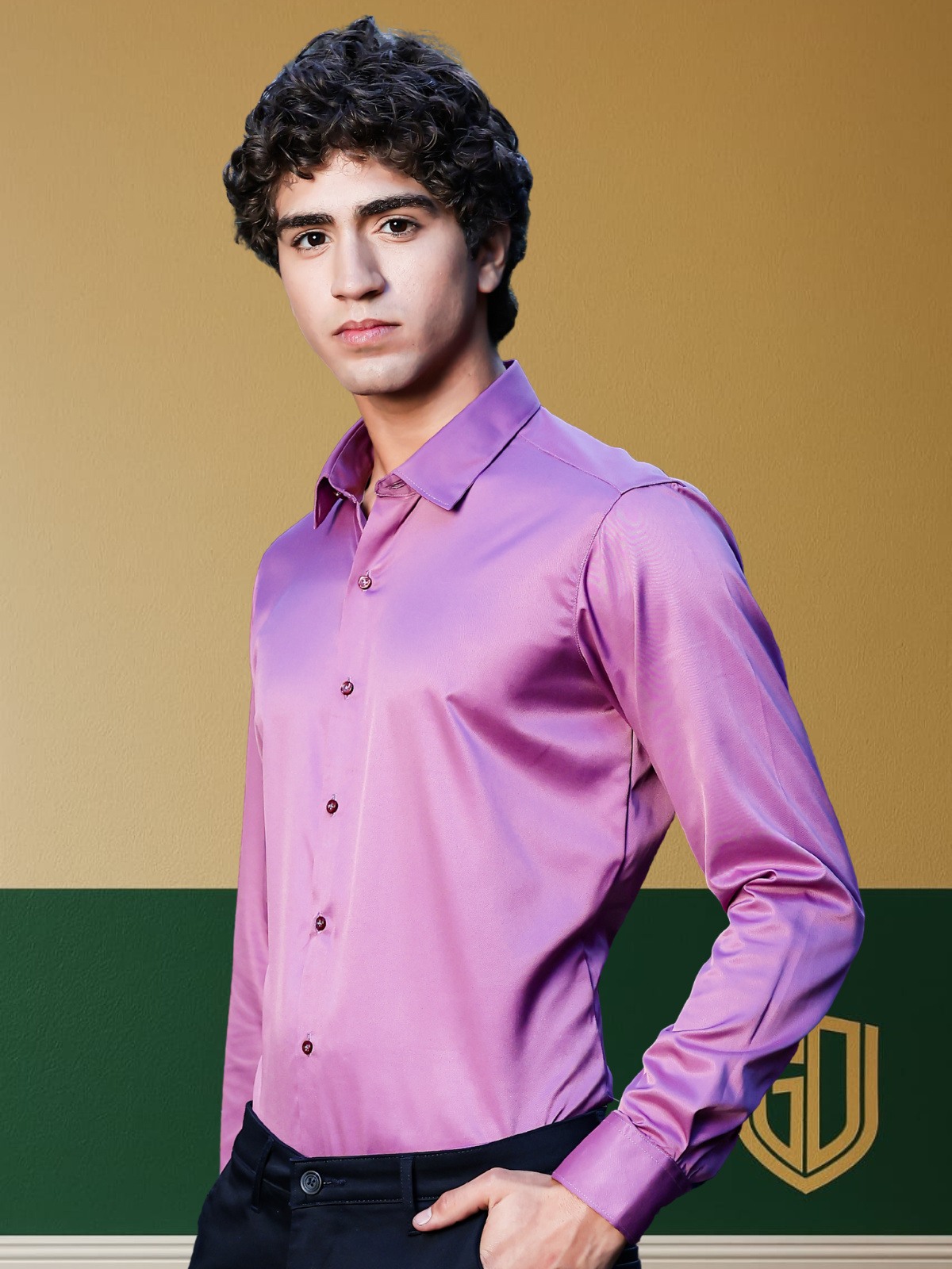 Satin Weave Full Sleeves Shirt
