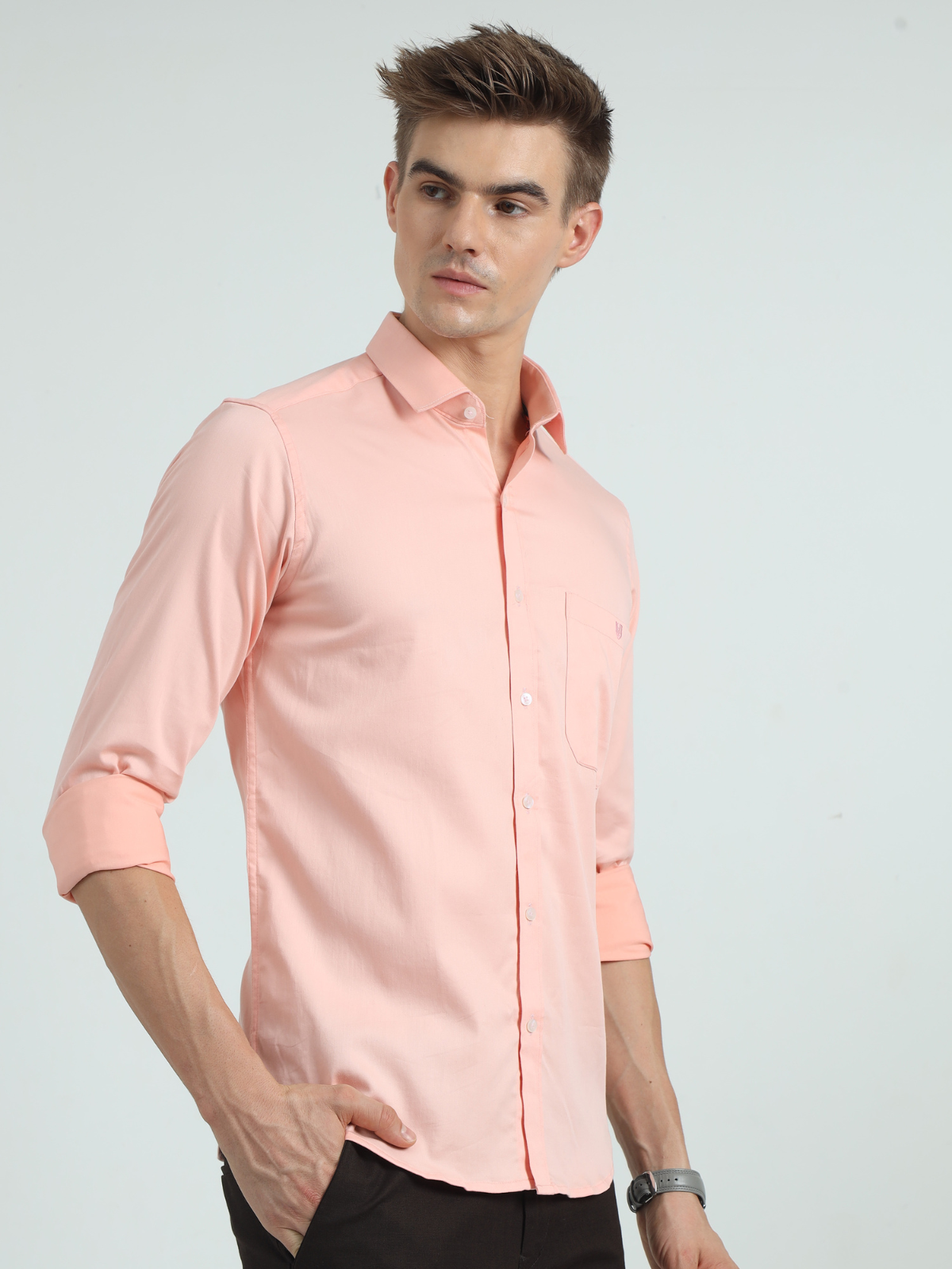 Breeze Pink Oxford Shirt - Image 3